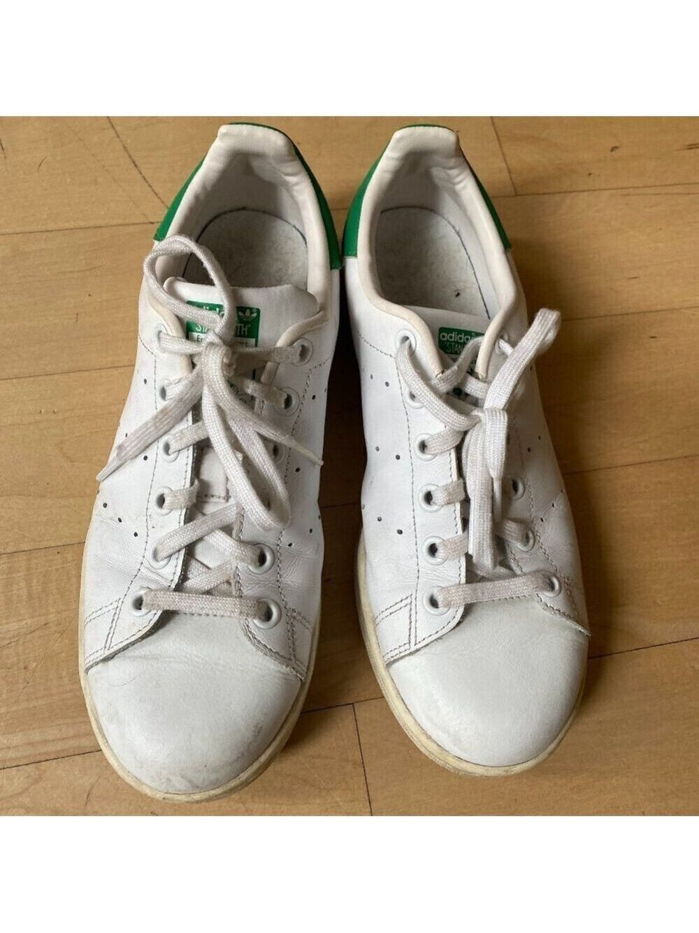 Adidas Stan smith sneakers white green womens sz 6